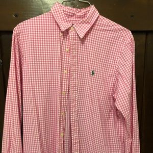 Men’s RL poplin button up - Large